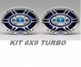 KIT 6X9 TURBO HURRICANE NOVO 1000W